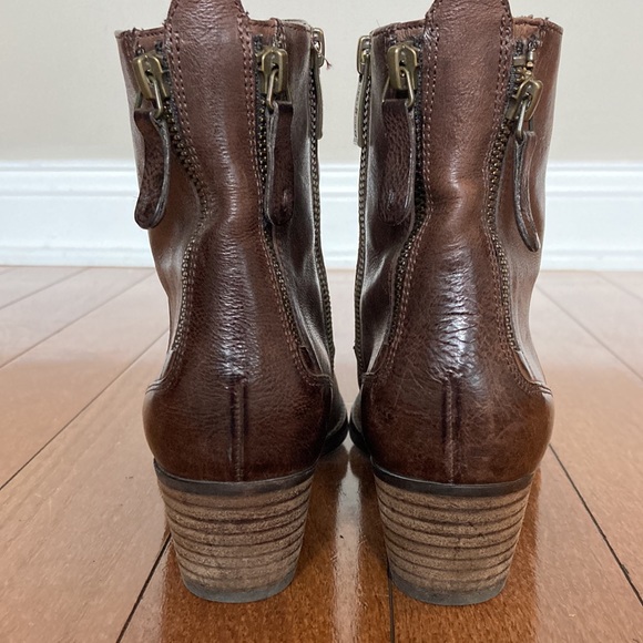 Paul Green Leather Ankle Boot - 6.5 - Picture 4 of 13